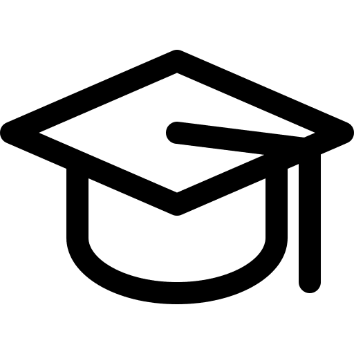 Graduation hat study graduation college icon