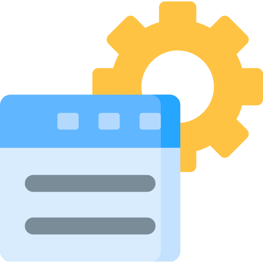Settings web computing ui icon Settings web computing ui icon