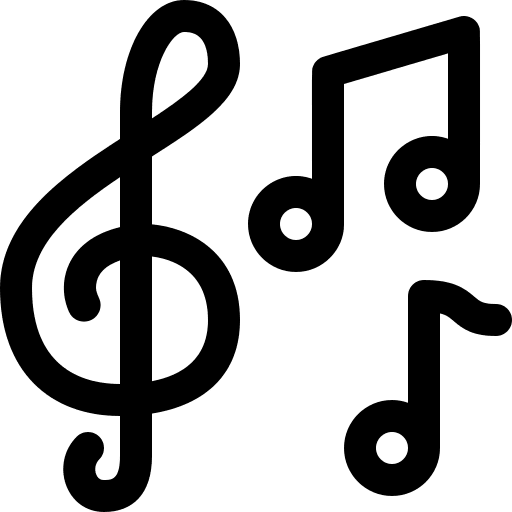 Music song music and multimedia notes icon Music song music and multimedia notes icon