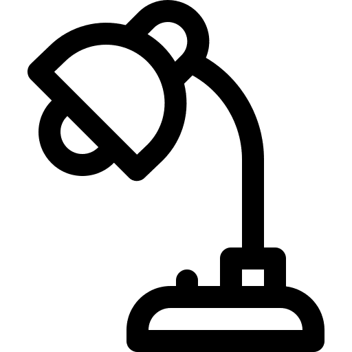 Table lamp education technology adjustable lamp icon Table lamp education technology adjustable lamp icon