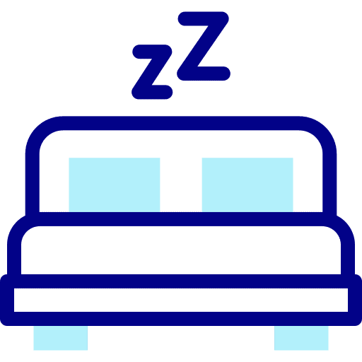Bed zzz bedtime hotel icon