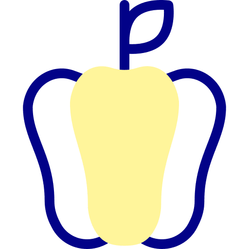 Pepper food and restaurant vegetarian vegan icon Pepper food and restaurant vegetarian vegan icon