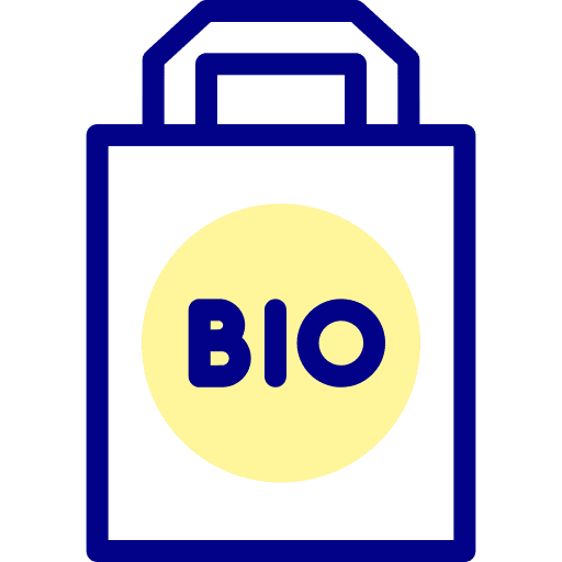Bio renewable bio shopping bag icon Bio renewable bio shopping bag icon