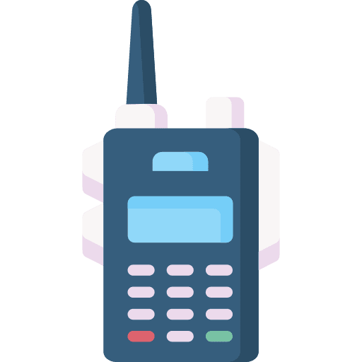 Walkie talkie frequency electronics detective icon