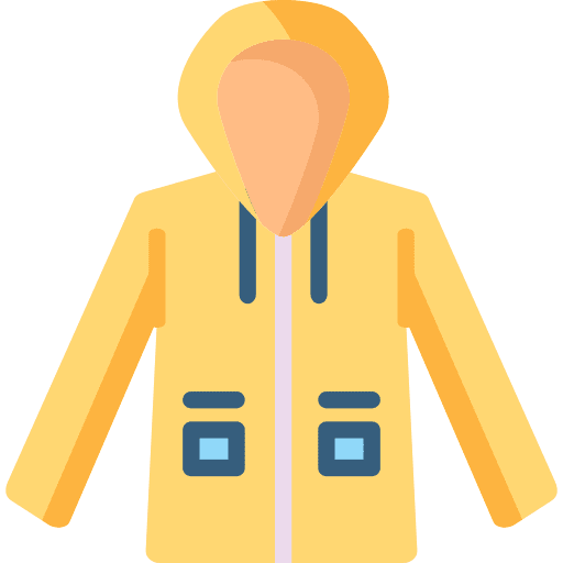 Raincoat raincoat jacket clothes icon Raincoat raincoat jacket clothes icon