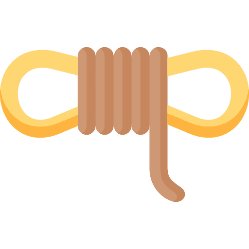 Rope rope knot noose icon Rope rope knot noose icon