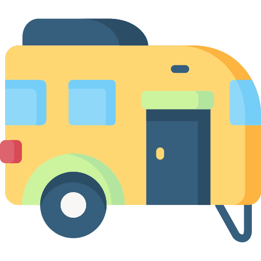 Caravan holidays travel caravan icon Caravan holidays travel caravan icon