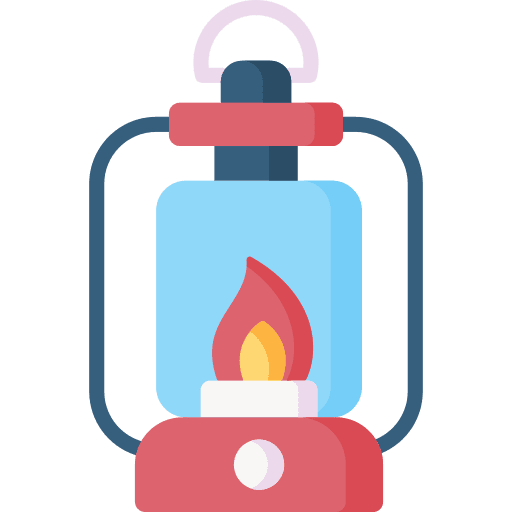 Lantern fire oil lamp flame icon Lantern fire oil lamp flame icon