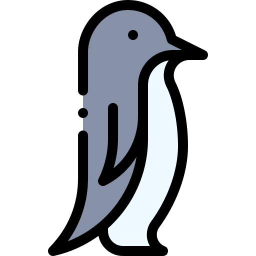 Penguin animals zoo wildlife icon Penguin animals zoo wildlife icon