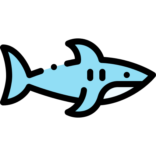 Shark aquatic animal kingdom marine icon Shark aquatic animal kingdom marine icon