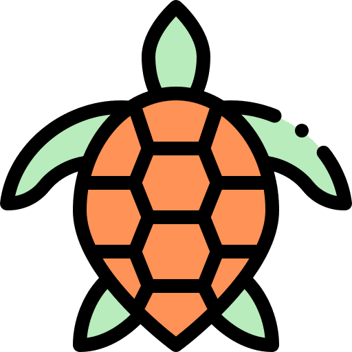 Turtle aquatic aquarium animals icon Turtle aquatic aquarium animals icon