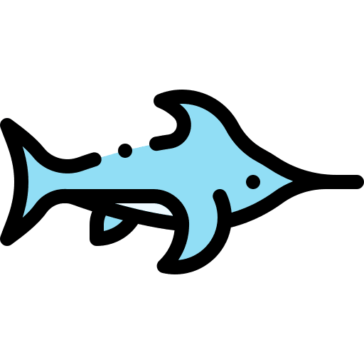 Swordfish aquatic animal kingdom animals icon Swordfish aquatic animal kingdom animals icon