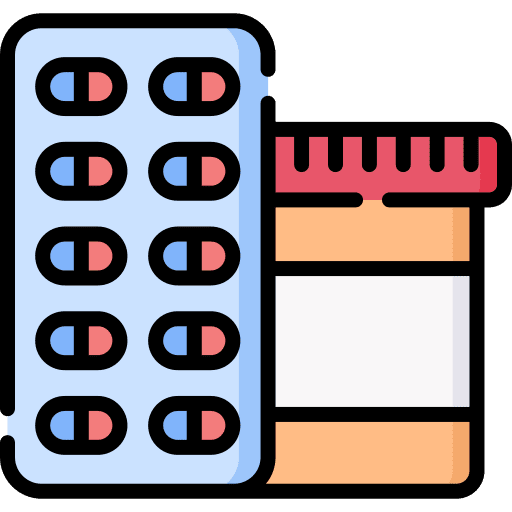 Drugs pharmacy healthcare medical icon Drugs pharmacy healthcare medical icon