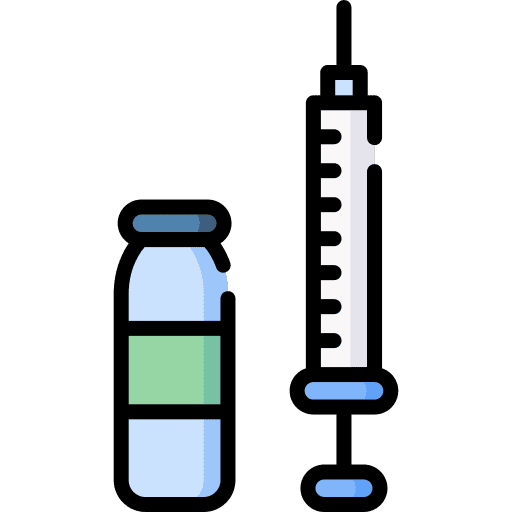 Injection kit medical injection icon Injection kit medical injection icon