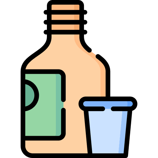 Mouthwash cleaning bottle dental care icon Mouthwash cleaning bottle dental care icon