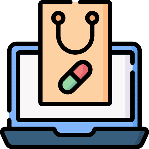 Buy online buy online drugs medicine icon Buy online buy online drugs medicine icon