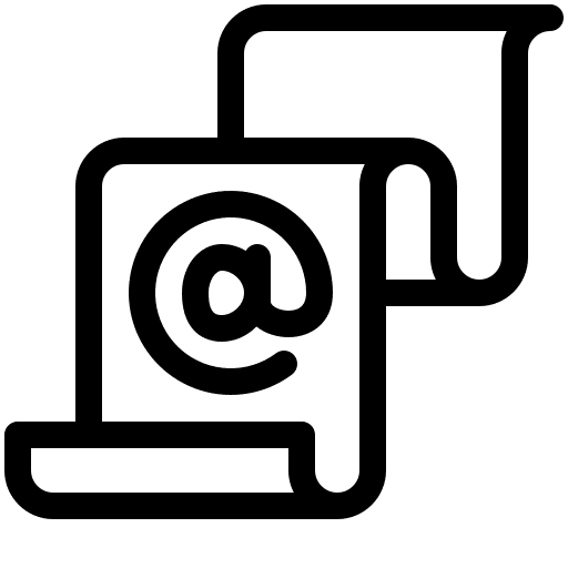 Email marketing digital marketing communications list icon