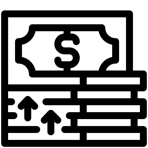 Profit growth profit money icon