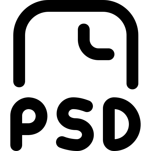 Psd psd files and folders photoshop icon