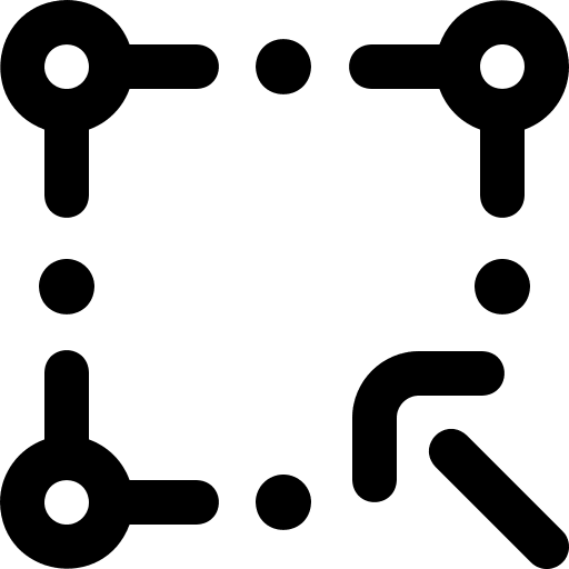 Transformation square interface art and design icon Transformation square interface art and design icon