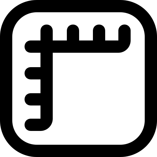 Rulers edit tools square graphic design icon Rulers edit tools square graphic design icon