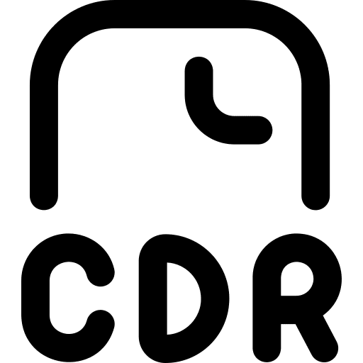 Cdr format files and folders document icon Cdr format files and folders document icon