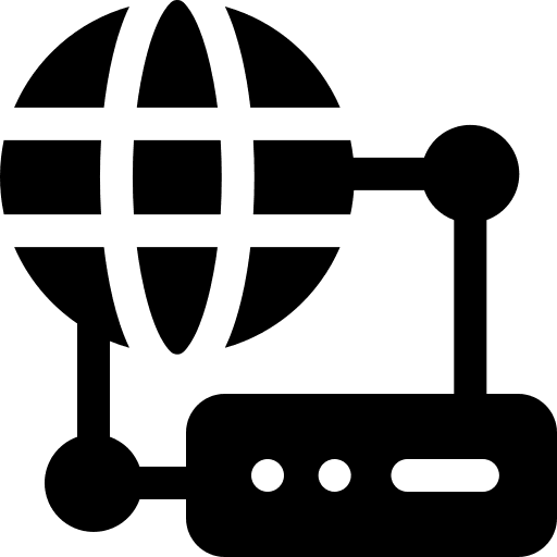 Network server internet global icon Network server internet global icon