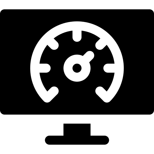 Speed test efficiency electronics speed test icon Speed test efficiency electronics speed test icon