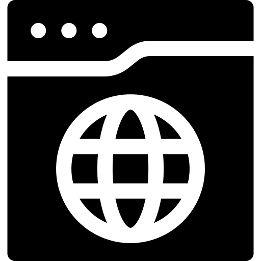 Web earth grid ui browser icon Web earth grid ui browser icon