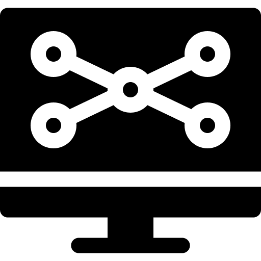 Computer electronics ui connection icon Computer electronics ui connection icon