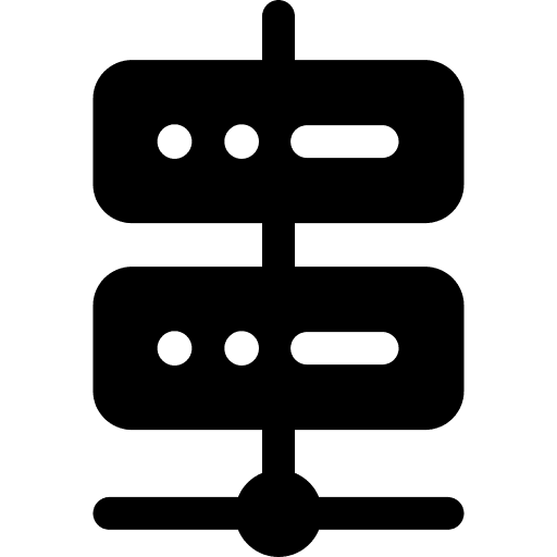 Database networking connect server icon Database networking connect server icon