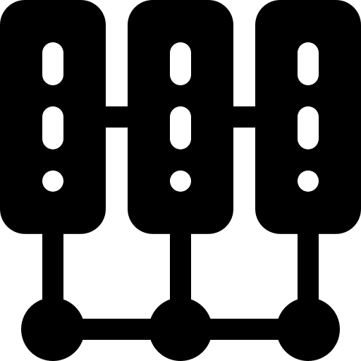 Database share connection networking icon Database share connection networking icon