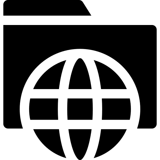 Folder files and folders folder internet icon Folder files and folders folder internet icon