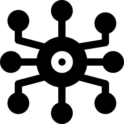 Processor networking technology device icon Processor networking technology device icon