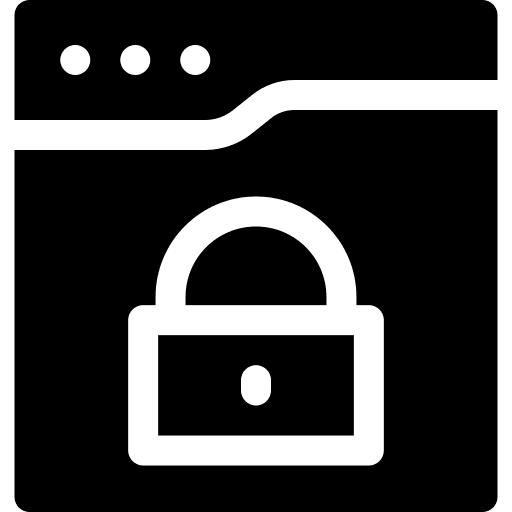 Security browser protection security icon Security browser protection security icon