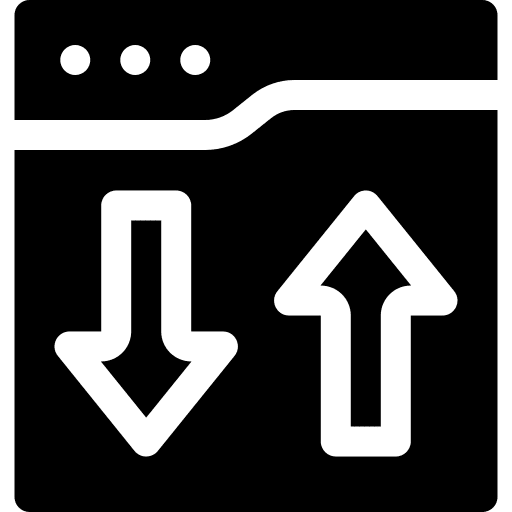 Sharing web browser arrow icon Sharing web browser arrow icon