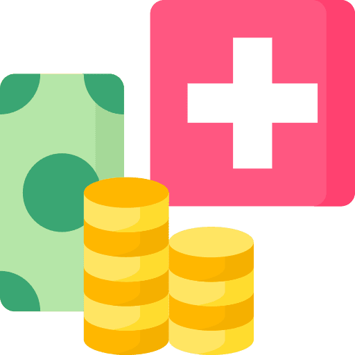 Emergency business business and finance fund icon