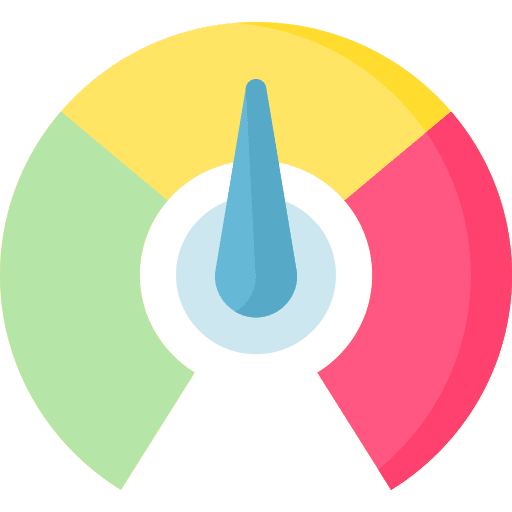 Risk rating business cash icon