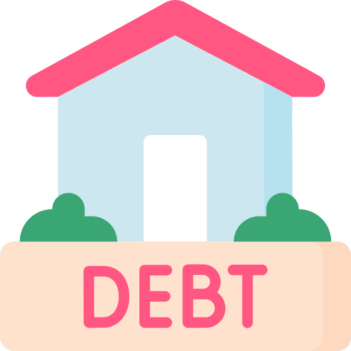 House finance building loan icon