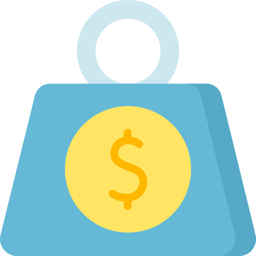 Debt kettle business banking icon