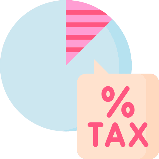 Tax money economy business and finance icon