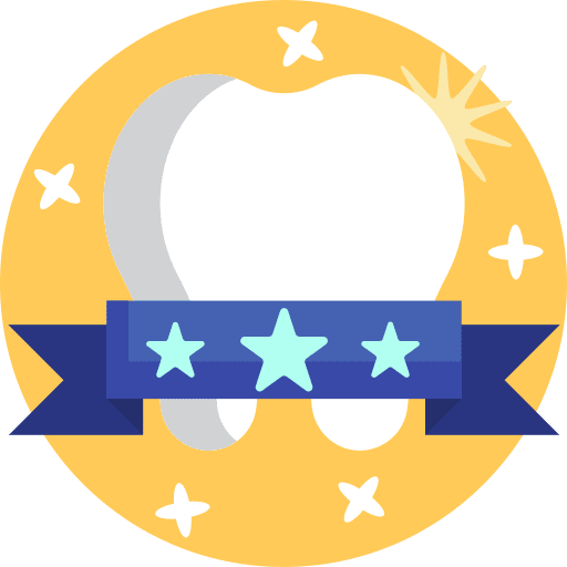 Dentistry rating dentist dental icon