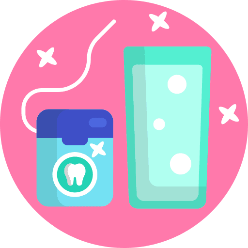 Dental floss dental care tooth hygiene dentistry icon Dental floss dental care tooth hygiene dentistry icon