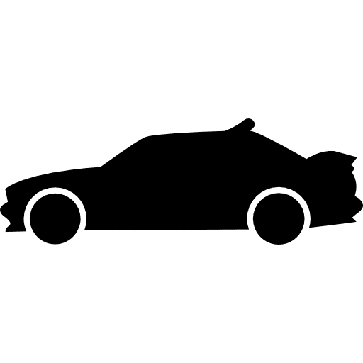 Racing car side view silhouette transport racing car side view icon Racing car side view silhouette transport racing car side view icon
