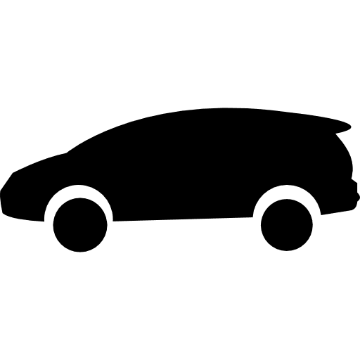 Car black shape over wheels side view travel cars icon Car black shape over wheels side view travel cars icon