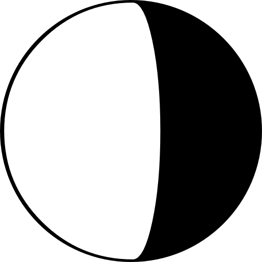 Moon crescent phase symbol phase moon phase weather icon