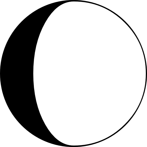 Moon phase symbol with craters phase moons weather icon Moon phase symbol with craters phase moons weather icon