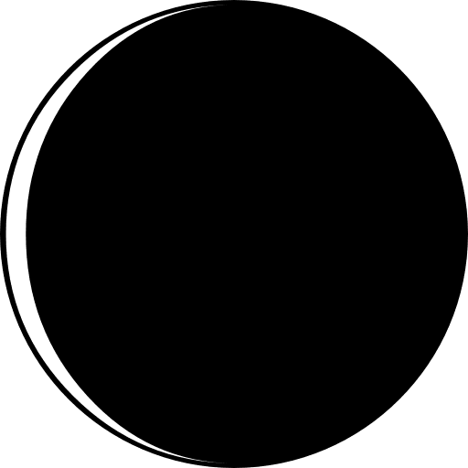 New moon phase symbol moons weather moon phases icon New moon phase symbol moons weather moon phases icon