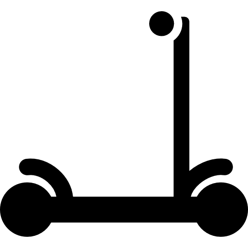 Scooter variant with control scooter silhouette transport scooter icon Scooter variant with control scooter silhouette transport scooter icon