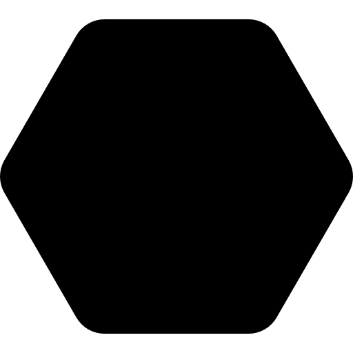 Hexagonal geometry shape hexagon icon